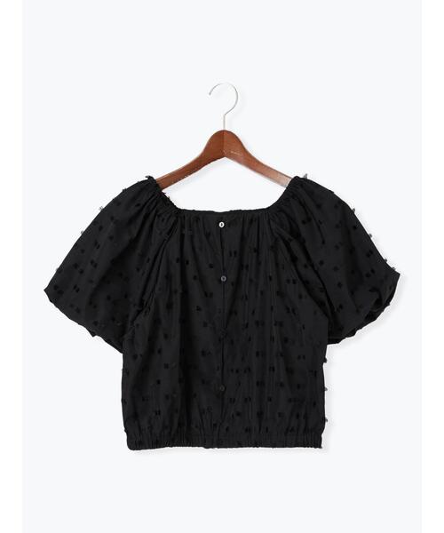 Te chichi（テチチ）の「リボンジャガード2WAYブラウス（シャツ/ブラウス・レディース・ブラック/オフホワイト・F）」の15枚目の写真