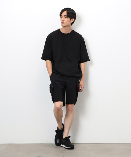 COMME CA ISM(コムサイズム)の「「Daily TECH Series」 クイックドライ コンビデザインTシャツ(Tシャツ/カットソー・メンズ・チャコール/ブラック・MEDIUM/LARGE)」の22枚目の写真