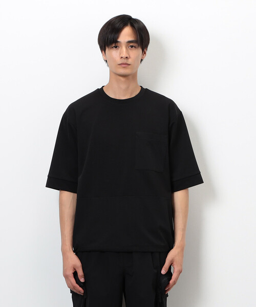 COMME CA ISM(コムサイズム)の「「Daily TECH Series」 クイックドライ コンビデザインTシャツ(Tシャツ/カットソー・メンズ・チャコール/ブラック・MEDIUM/LARGE)」の11枚目の写真