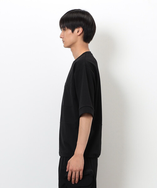 COMME CA ISM(コムサイズム)の「「Daily TECH Series」 クイックドライ コンビデザインTシャツ(Tシャツ/カットソー・メンズ・チャコール/ブラック・MEDIUM/LARGE)」の12枚目の写真