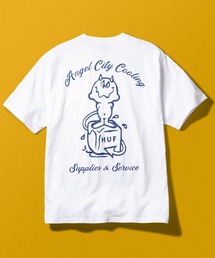 HUF（ハフ）の「SUPPLIES & SERVICE TEE / HUF Tシャツ 半袖（Tシャツ/カットソー・レディース）」