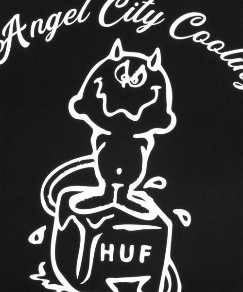 HUF（ハフ）の「SUPPLIES & SERVICE TEE（Tシャツ/カットソー・メンズ・ブラック/ナチュラル/ホワイト・XXL/XL/L/M/S/XS）」の16枚目の写真