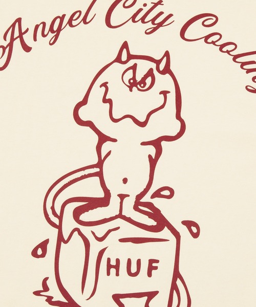 HUF（ハフ）の「SUPPLIES & SERVICE TEE（Tシャツ/カットソー・メンズ・ブラック/ナチュラル/ホワイト・XXL/XL/L/M/S/XS）」の18枚目の写真