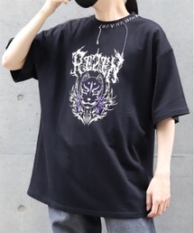 REZEN | 狐面ロゴプリント半袖Ｔシャツ(Tシャツ/カットソー)