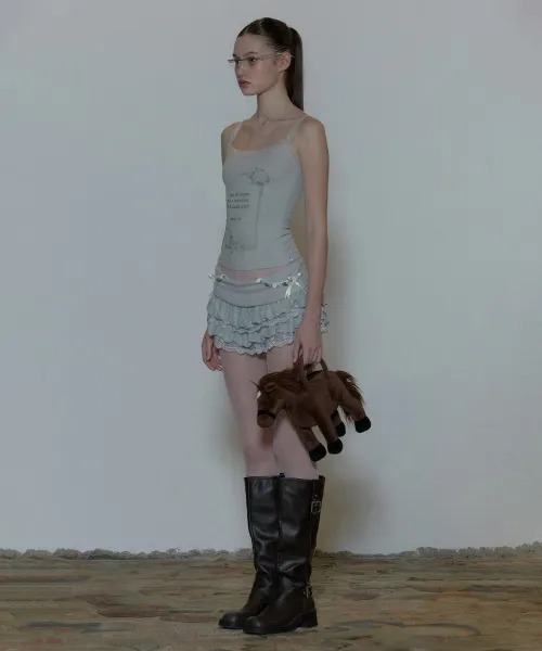 SCULPTOR(スカルプター)の「Rose Camisole(Tシャツ/カットソー・レディース・グレー/アイボリー・XX-SMALL/SMALL/X-SMALL)」の5枚目の写真