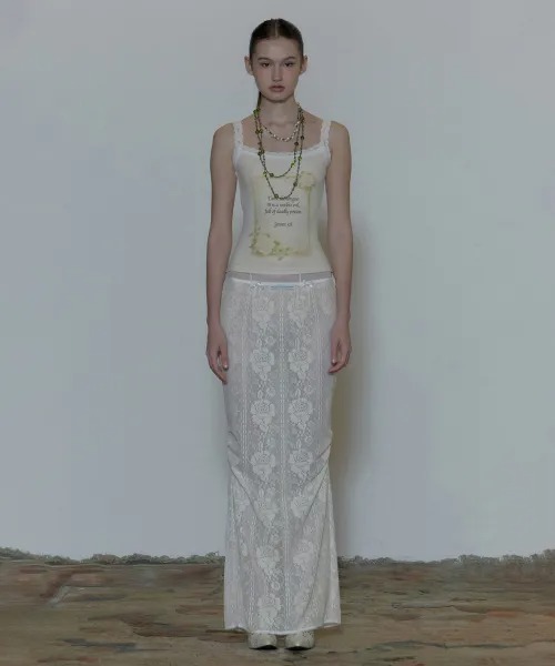 SCULPTOR(スカルプター)の「Rose Camisole(Tシャツ/カットソー・レディース・グレー/アイボリー・XX-SMALL/SMALL/X-SMALL)」の8枚目の写真