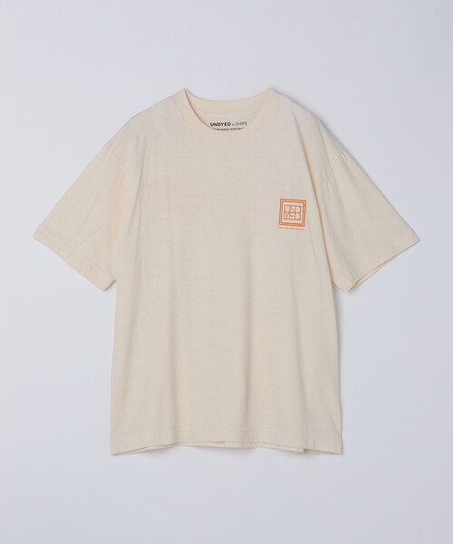 SHIPS(シップス)の「SHIPS: UNDYED オーガニック プリント Tシャツ(Tシャツ/カットソー・メンズ・ナチュラル/キャメル/オフホワイト/ライトグレー・SMALL/X-LARGE/LARGE/MEDIUM)」の4枚目の写真