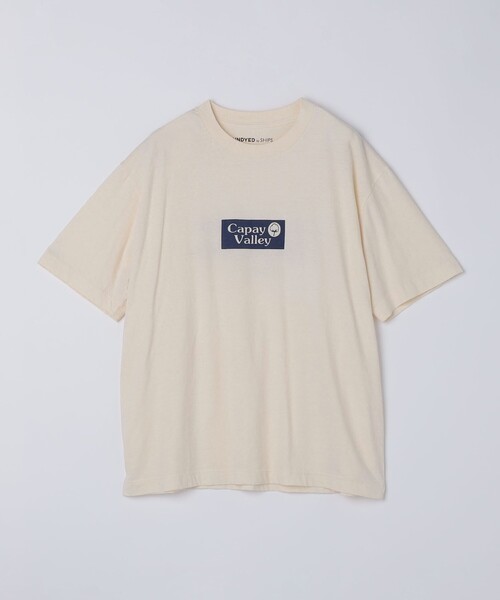 SHIPS(シップス)の「SHIPS: UNDYED オーガニック プリント Tシャツ(Tシャツ/カットソー・メンズ・ナチュラル/キャメル/オフホワイト/ライトグレー・SMALL/X-LARGE/LARGE/MEDIUM)」の2枚目の写真