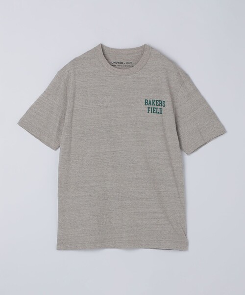 SHIPS(シップス)の「SHIPS: UNDYED オーガニック プリント Tシャツ(Tシャツ/カットソー・メンズ・ナチュラル/キャメル/オフホワイト/ライトグレー・SMALL/X-LARGE/LARGE/MEDIUM)」の3枚目の写真