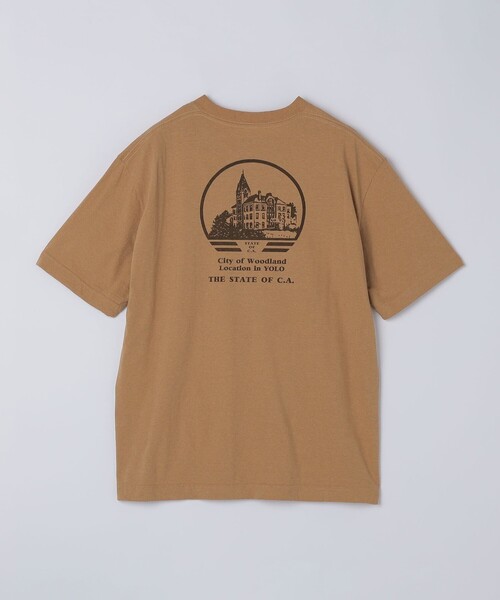 SHIPS(シップス)の「SHIPS: UNDYED オーガニック プリント Tシャツ(Tシャツ/カットソー・メンズ・ナチュラル/キャメル/オフホワイト/ライトグレー・SMALL/X-LARGE/LARGE/MEDIUM)」の6枚目の写真