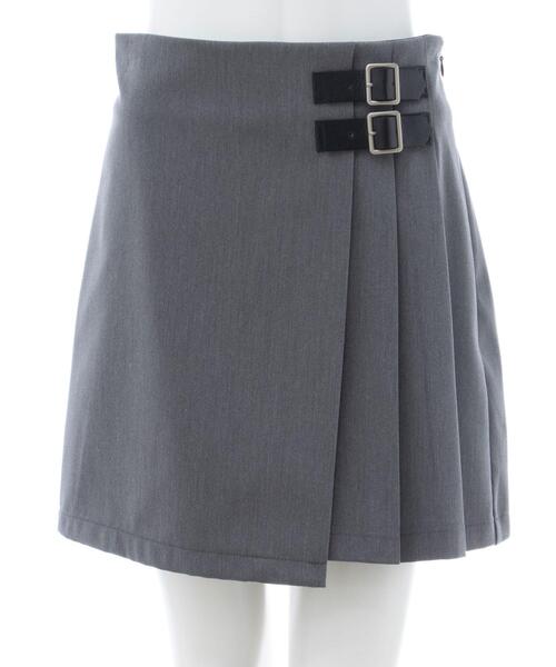 INGNI（イング）の「サイドベルトラッププリーツスカパン（スカート・レディース・ブラック/グレー/ベージュ・FREE）」の18枚目の写真