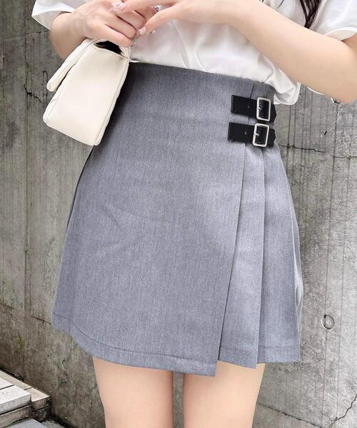 INGNI（イング）の「サイドベルトラッププリーツスカパン（スカート・レディース・ブラック/グレー/ベージュ・FREE）」の22枚目の写真