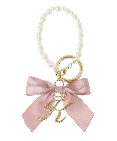 Maison de FLEUR（メゾンドフルール）の「イニシャルリボンパールチャーム（チャーム・レディース・A/Y/R/N/M/K/T/S/C/H・FREE）」の4枚目の写真