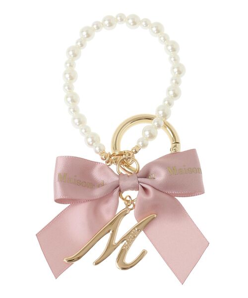 Maison de FLEUR（メゾンドフルール）の「イニシャルリボンパールチャーム（チャーム・レディース・A/Y/R/N/M/K/T/S/C/H・FREE）」の5枚目の写真