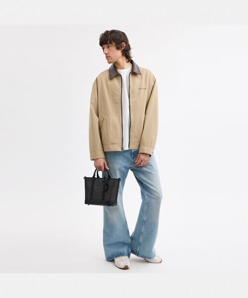 COACH(コーチ)の「メトロポリタン キャリーオール バッグ 22・シグネチャー キャンバス(トートバッグ・メンズ・ブラック系その他・ONE)」の7枚目の写真