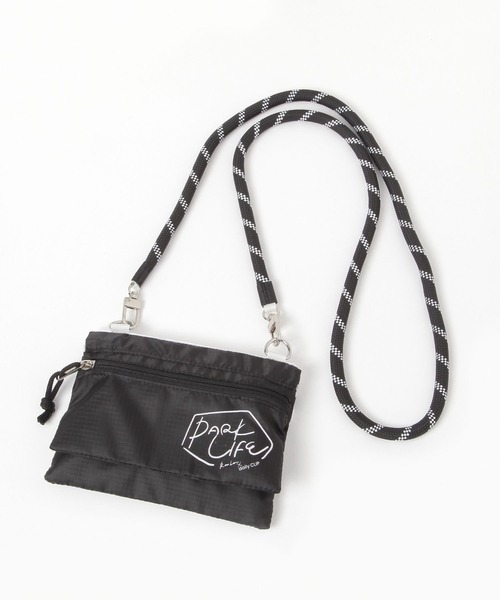 studio CLIP(スタディオクリップ)の「【daily CLIP×Rooo Lou】2WAYサコッシュエコBAG(エコバッグ/サブバッグ・レディース・イエロー/ライトブルー/ブラック・FREE)」の2枚目の写真