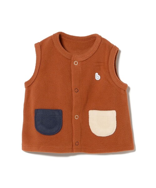 こども ビームス(コドモビームス)の「ベビー フリース ベスト 2025FW(70~80cm)(ベスト・キッズ・ネイビー/ホワイト系その他5/ブラウン・80/70)」の18枚目の写真