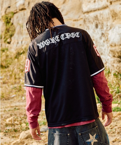 Thunder Football Shirt/ストリート/フットボールTシャツ/WOKE EDGE（T