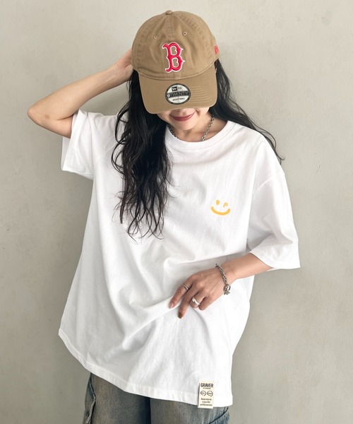 tシャツ 「日本未発売」GRAVER(グレーバー)/スマイル ワンポイントロゴ 半袖 Tシャツ/Small Drawing Smile Short S セール】【日本未発売】GRAVER(グレーバー)/スマイル ワン