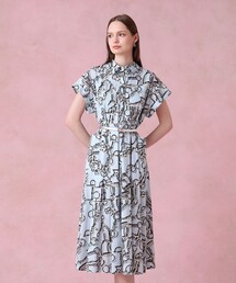 セール】ストライプドロストシャツ ワンピース（シャツワンピース