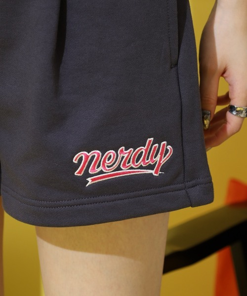 NERDY(ノルディ)の「カーシブロゴショーツ(その他パンツ・レディース・ホワイト/グレー/ブルー/ピンク・S/SS/M)」の18枚目の写真