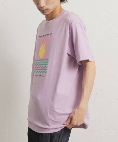 THE GOODLAND MARKET(ザグッドランドマーケット)の「ザ グッドランド マーケット ORANGE SUNSHINE(Tシャツ/カットソー・メンズ・ホワイト・LARGE/MEDIUM/SMALL)」の2枚目の写真