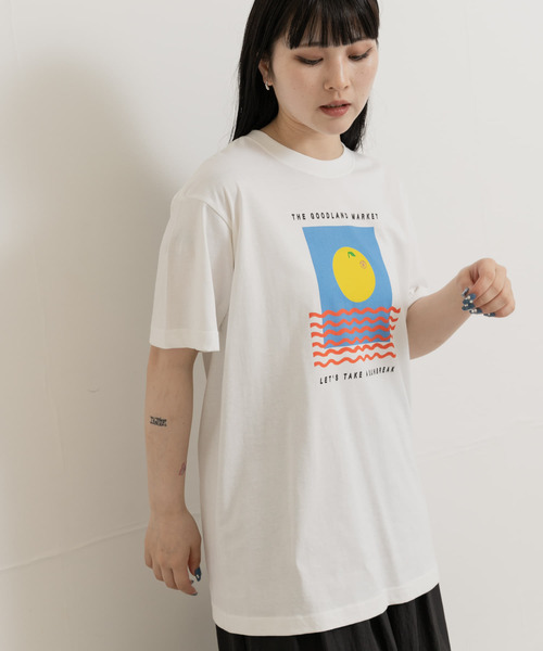 THE GOODLAND MARKET(ザグッドランドマーケット)の「ザ グッドランド マーケット ORANGE SUNSHINE(Tシャツ/カットソー・メンズ・ホワイト・LARGE/MEDIUM/SMALL)」の8枚目の写真