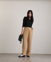 【タグ付き☆MARECHAL TERRE】ベージュパンツ　サイズ2 MARECHAL TERRE（マルシャルテル）の「ベルトパンツ（その他
