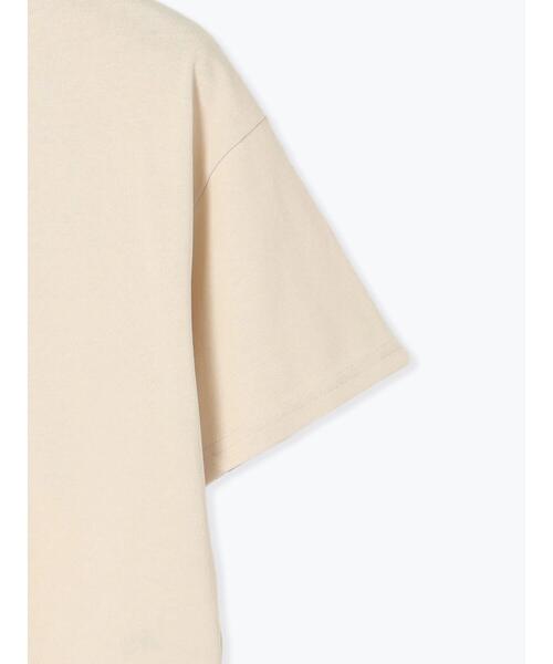 Lugnoncure(ルノンキュール)の「【接触冷感】筆記体ロゴTシャツ(Tシャツ/カットソー・レディース・ブラック/オフホワイト/ベージュ・F)」の5枚目の写真