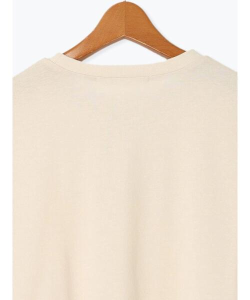 Lugnoncure(ルノンキュール)の「【接触冷感】筆記体ロゴTシャツ(Tシャツ/カットソー・レディース・ブラック/オフホワイト/ベージュ・F)」の7枚目の写真