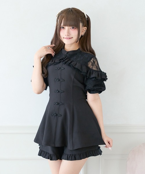 セール】チャイナ風コンビネゾン（ワンピース）｜Pal elfy（パル