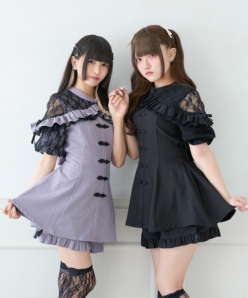 Palelfy パルエルフィー ワンピース セーラーリボンフリルワンピース（ワンピース）｜Pal elfy（パル