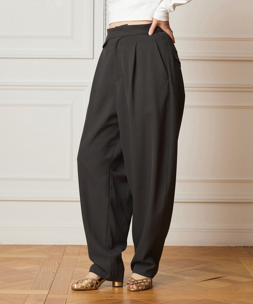 IENA LA BOUCLE（イエナラブークル）の「IENA LA BOUCLE カーブボリュームパンツ（スラックス・レディース・グレー・34/36/38）」の15枚目の写真