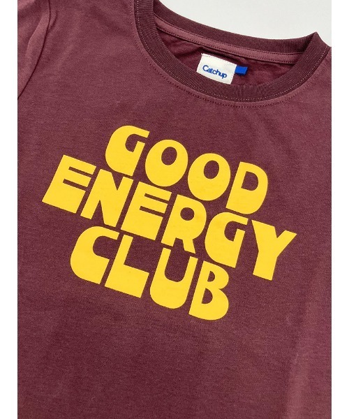 Catchup(ケチャップ)の「【Catchup】“GOOD ENERGY CLUB” Tシャツ(大人サイズ)(Tシャツ/カットソー・レディース・ボルドー・M/L/XL/XXL/S)」の2枚目の写真