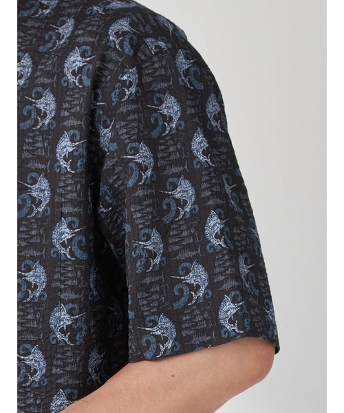 McGREGOR(マックレガー)の「リゾート柄シャツ(カジキ)(シャツ/ブラウス・メンズ・アイボリー/ブラック・M/L/XL)」の7枚目の写真