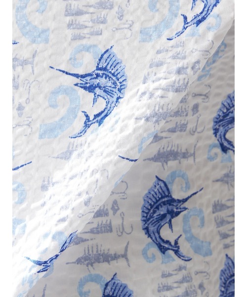 McGREGOR(マックレガー)の「リゾート柄シャツ(カジキ)(シャツ/ブラウス・メンズ・アイボリー/ブラック・M/L/XL)」の15枚目の写真