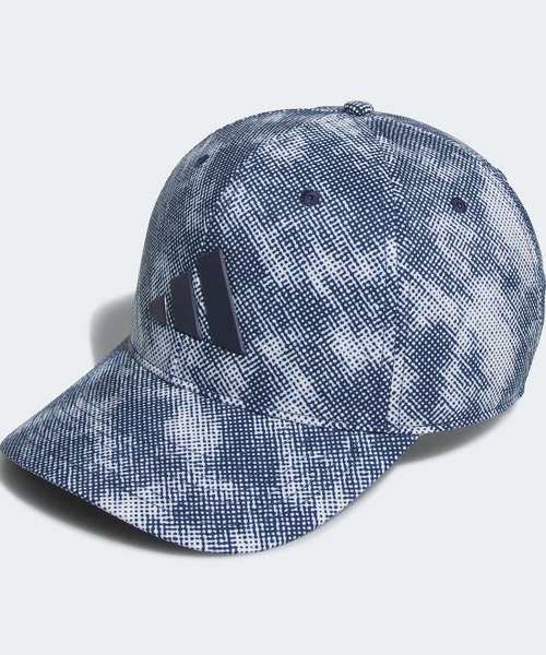 adidas(アディダス)の「グラフィック スナップバック クーリングキャップ【adidas Golf/アディダスゴルフ】(キャップ・メンズ・グリーン系その他/ネイビー×ホワイト/ブラック・LARGE)」の3枚目の写真