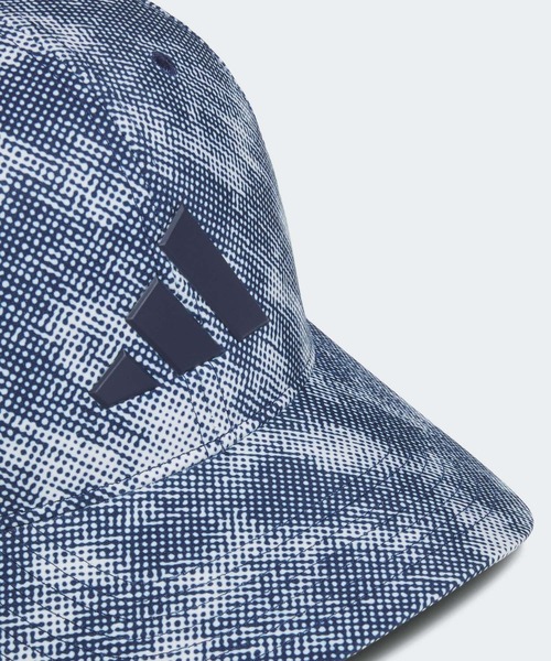 adidas(アディダス)の「グラフィック スナップバック クーリングキャップ【adidas Golf/アディダスゴルフ】(キャップ・メンズ・グリーン系その他/ネイビー×ホワイト/ブラック・LARGE)」の8枚目の写真