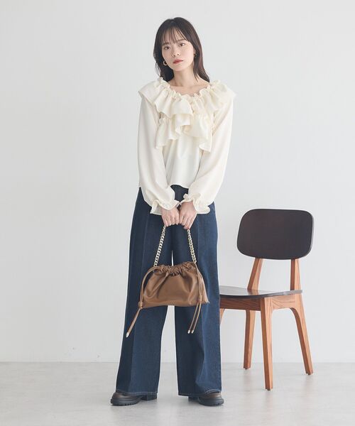 ORiental TRaffic（オリエンタルトラフィック）の「ORiental TRaffic 厚底ローファー（ローファー・レディース・ブラック/ブラウン/アイボリー・38/39/35/36/37）」の17枚目の写真