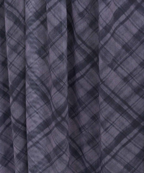 ROYAL PARTY（ロイヤルパーティー）の「チェックチュールパット付キャミマキシワンピース（ワンピース・レディース・キャメル/オフホワイト/グレー・FREE）」の8枚目の写真