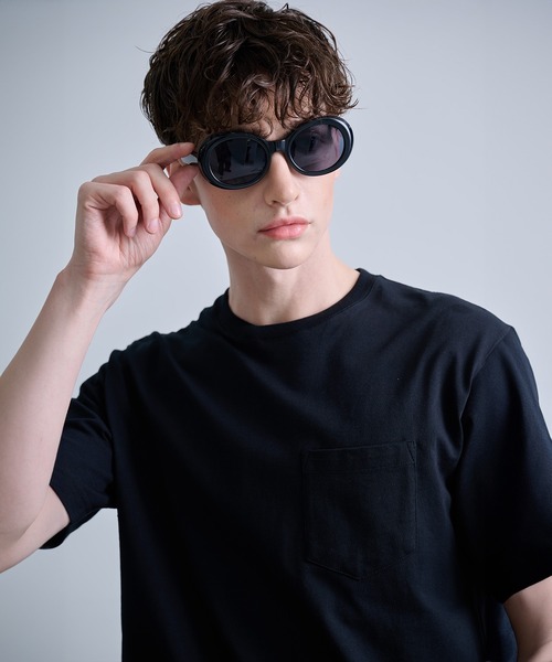 NUMBER (N)INE(ナンバーナイン)の「【NUMBER(N)INE】BIG FRAME SUNGLASSES / ナンバーナイン ビッグフレーム UVカット サングラス(サングラス・メンズ・ブラック/ホワイト・FREE)」の4枚目の写真