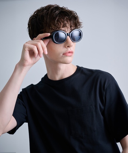 NUMBER (N)INE(ナンバーナイン)の「【NUMBER(N)INE】BIG FRAME SUNGLASSES / ナンバーナイン ビッグフレーム UVカット サングラス(サングラス・メンズ・ブラック/ホワイト・FREE)」の7枚目の写真