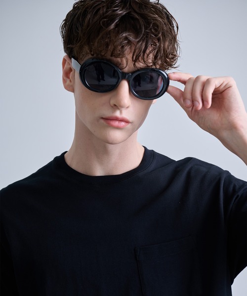 NUMBER (N)INE(ナンバーナイン)の「【NUMBER(N)INE】BIG FRAME SUNGLASSES / ナンバーナイン ビッグフレーム UVカット サングラス(サングラス・メンズ・ブラック/ホワイト・FREE)」の6枚目の写真