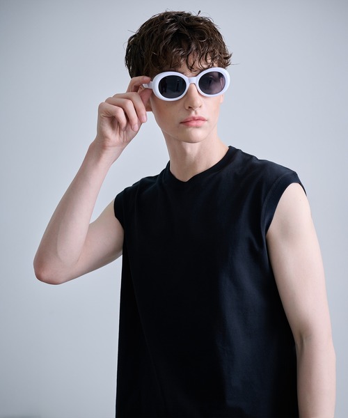 NUMBER (N)INE(ナンバーナイン)の「【NUMBER(N)INE】BIG FRAME SUNGLASSES / ナンバーナイン ビッグフレーム UVカット サングラス(サングラス・メンズ・ブラック/ホワイト・FREE)」の12枚目の写真