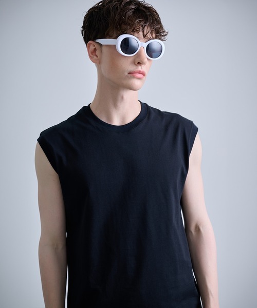 NUMBER (N)INE(ナンバーナイン)の「【NUMBER(N)INE】BIG FRAME SUNGLASSES / ナンバーナイン ビッグフレーム UVカット サングラス(サングラス・メンズ・ブラック/ホワイト・FREE)」の14枚目の写真