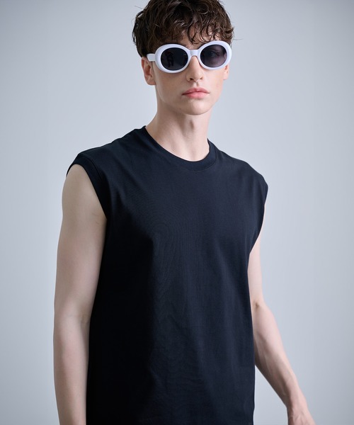 NUMBER (N)INE(ナンバーナイン)の「【NUMBER(N)INE】BIG FRAME SUNGLASSES / ナンバーナイン ビッグフレーム UVカット サングラス(サングラス・メンズ・ブラック/ホワイト・FREE)」の15枚目の写真