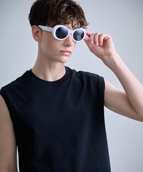 NUMBER (N)INE(ナンバーナイン)の「【NUMBER(N)INE】BIG FRAME SUNGLASSES / ナンバーナイン ビッグフレーム UVカット サングラス(サングラス・メンズ・ブラック/ホワイト・FREE)」の16枚目の写真