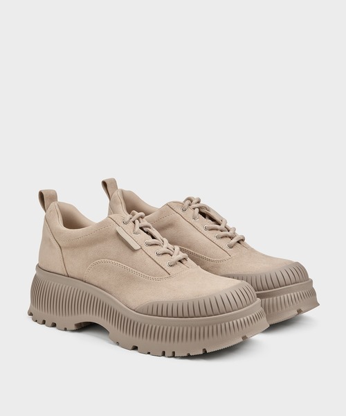 CHARLES & KEITH（チャールズ & キース）の「Darra ダラ フェイクスエードリジッドソールスニーカー（スニーカー・レディース・ベージュ/ブラック系その他2・23.5cm/23cm/22.5cm/25.5cm/25cm/24.5cm）」の11枚目の写真