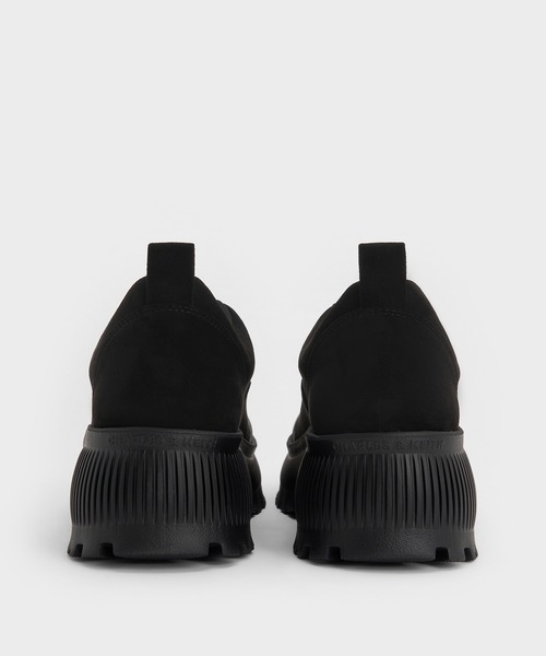 CHARLES & KEITH（チャールズ & キース）の「Darra ダラ フェイクスエードリジッドソールスニーカー（スニーカー・レディース・ベージュ/ブラック系その他2・23.5cm/23cm/22.5cm/25.5cm/25cm/24.5cm）」の7枚目の写真