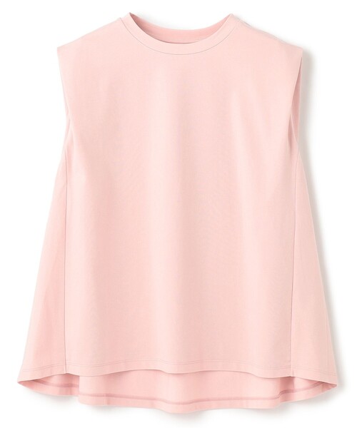 UNFILO(アンフィーロ)の「LAYERED FRONT ノースリーブ(Tシャツ/カットソー・レディース・ローズ系/ブラック系/ホワイト系/ベージュ系・MEDIUM/SMALL/LARGE)」の7枚目の写真